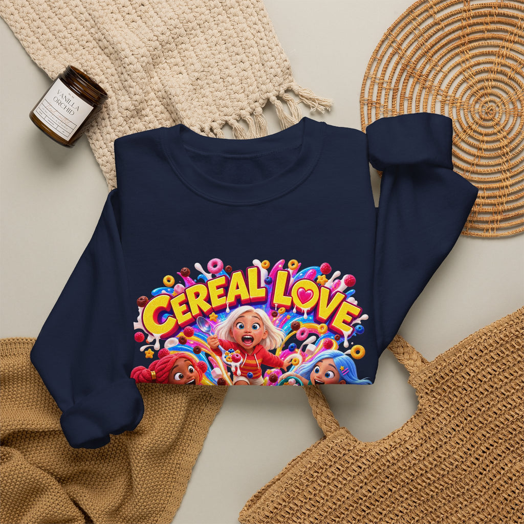 Red, White & Hue: Cereal Love Crewneck Sweatshirt