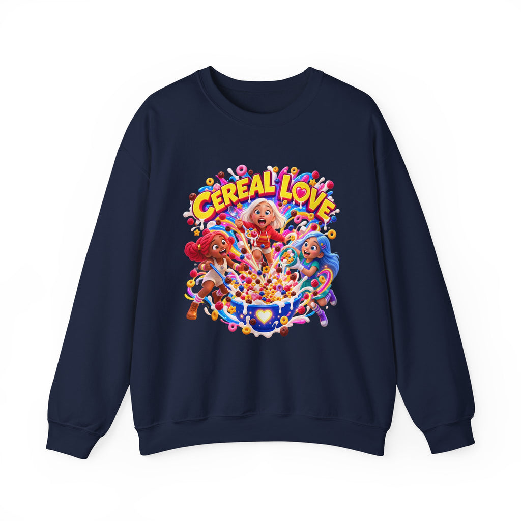 Red, White & Hue: Cereal Love Crewneck Sweatshirt