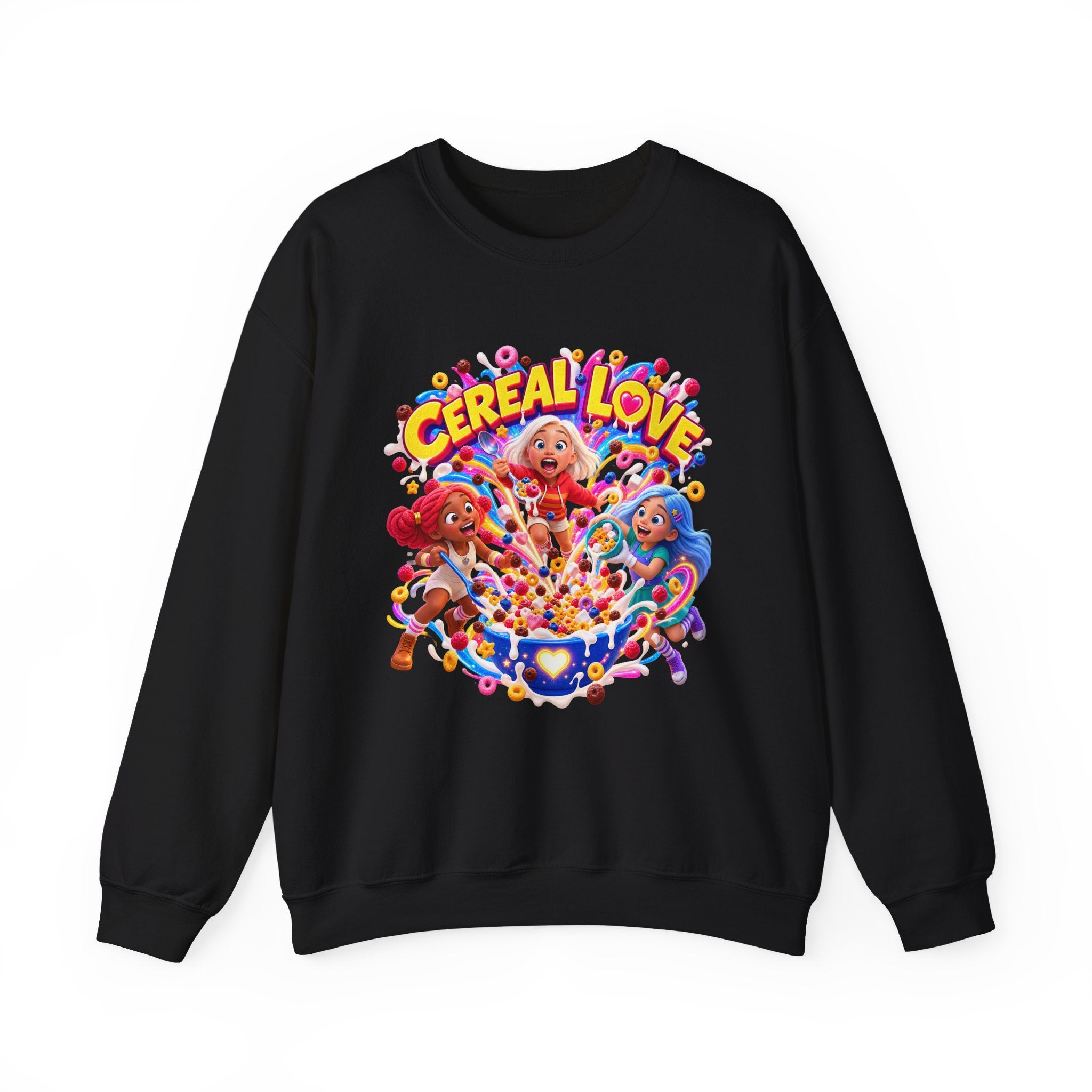 Red, White & Hue: Cereal Love Crewneck Sweatshirt