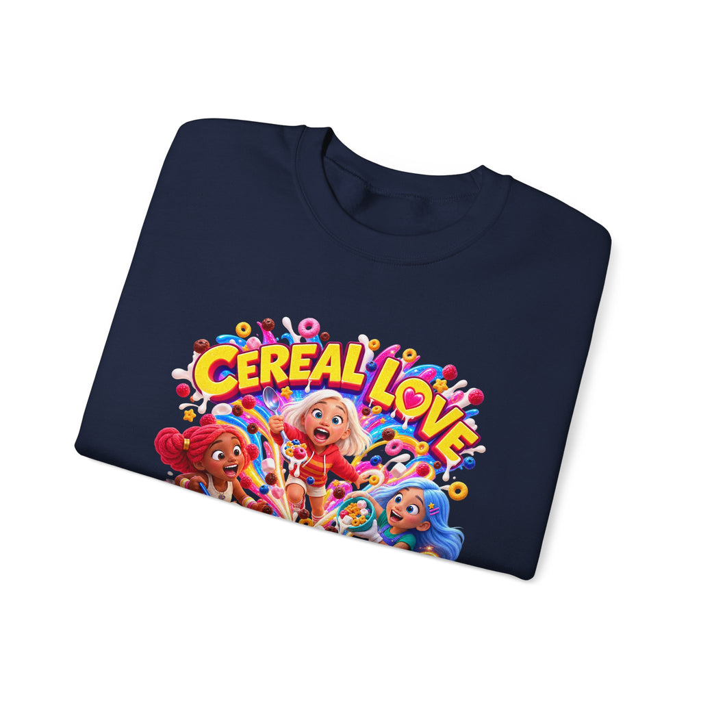 Red, White & Hue: Cereal Love Crewneck Sweatshirt
