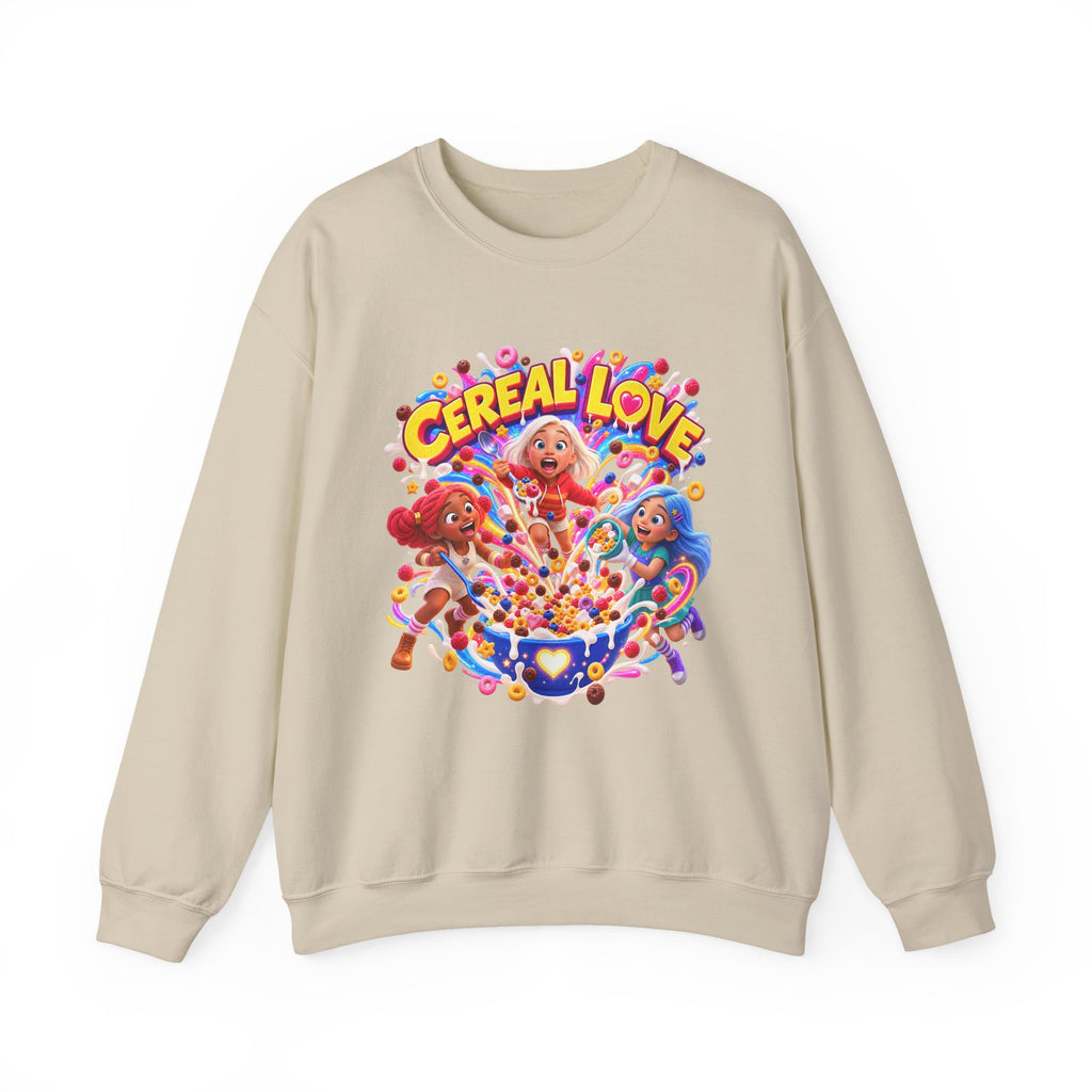 Red, White & Hue: Cereal Love Crewneck Sweatshirt