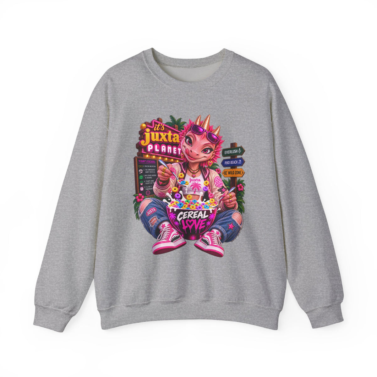 Morikarma: Cereal Love 1 Crewneck Sweatshirt