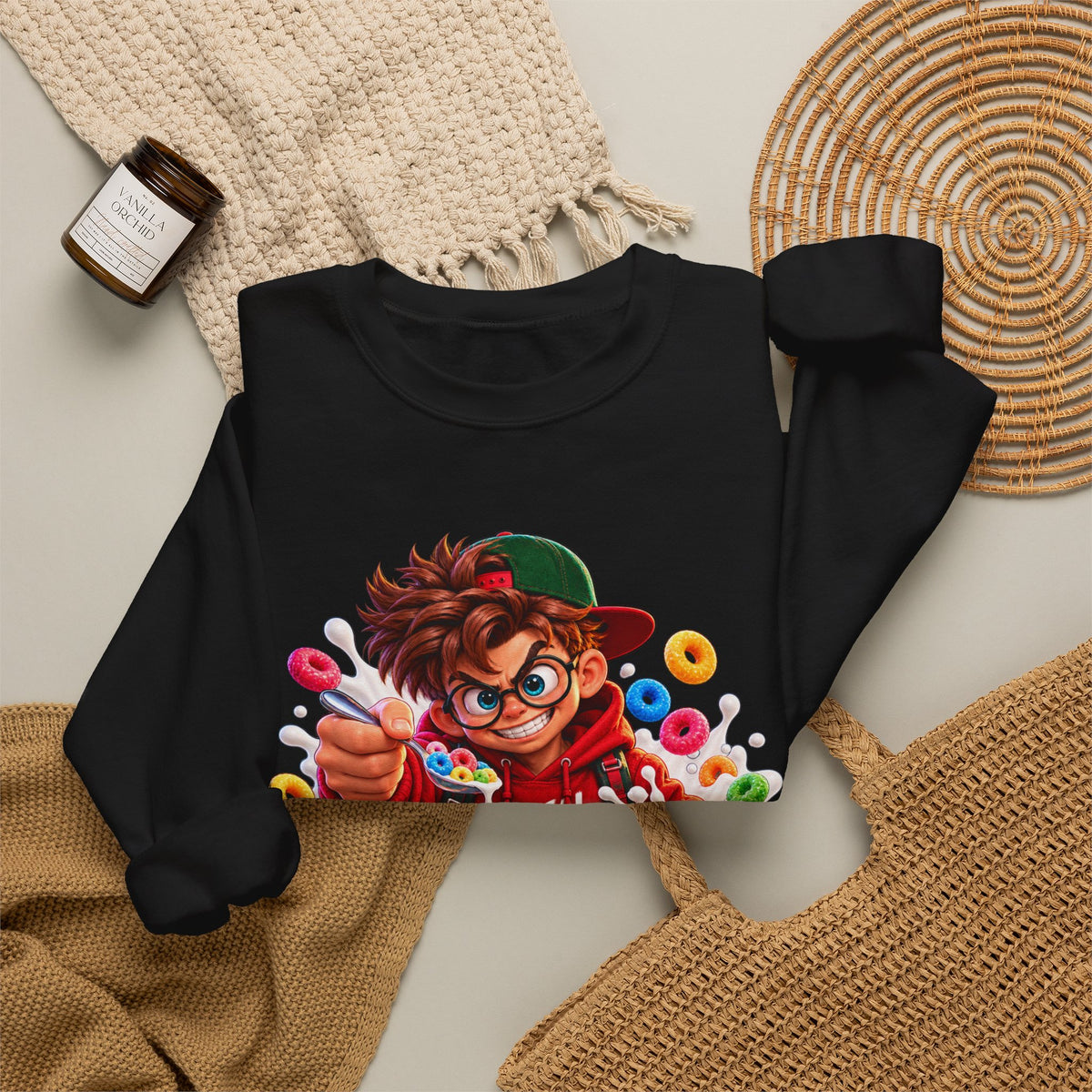 Nice Nasties : Cereal Love Crewneck Sweatshirt