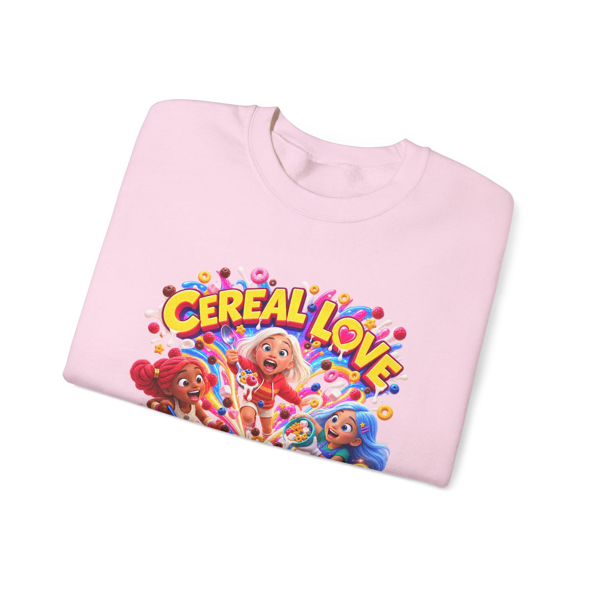 Red, White & Hue: Cereal Love Crewneck Sweatshirt
