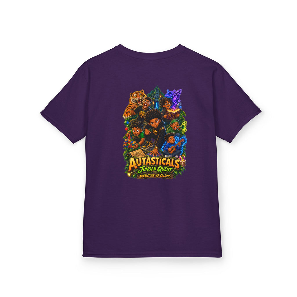 Autasticals™ Jungle Quest Kids T-Shirt– Celebrating Neurodiverse Kids Superpowers