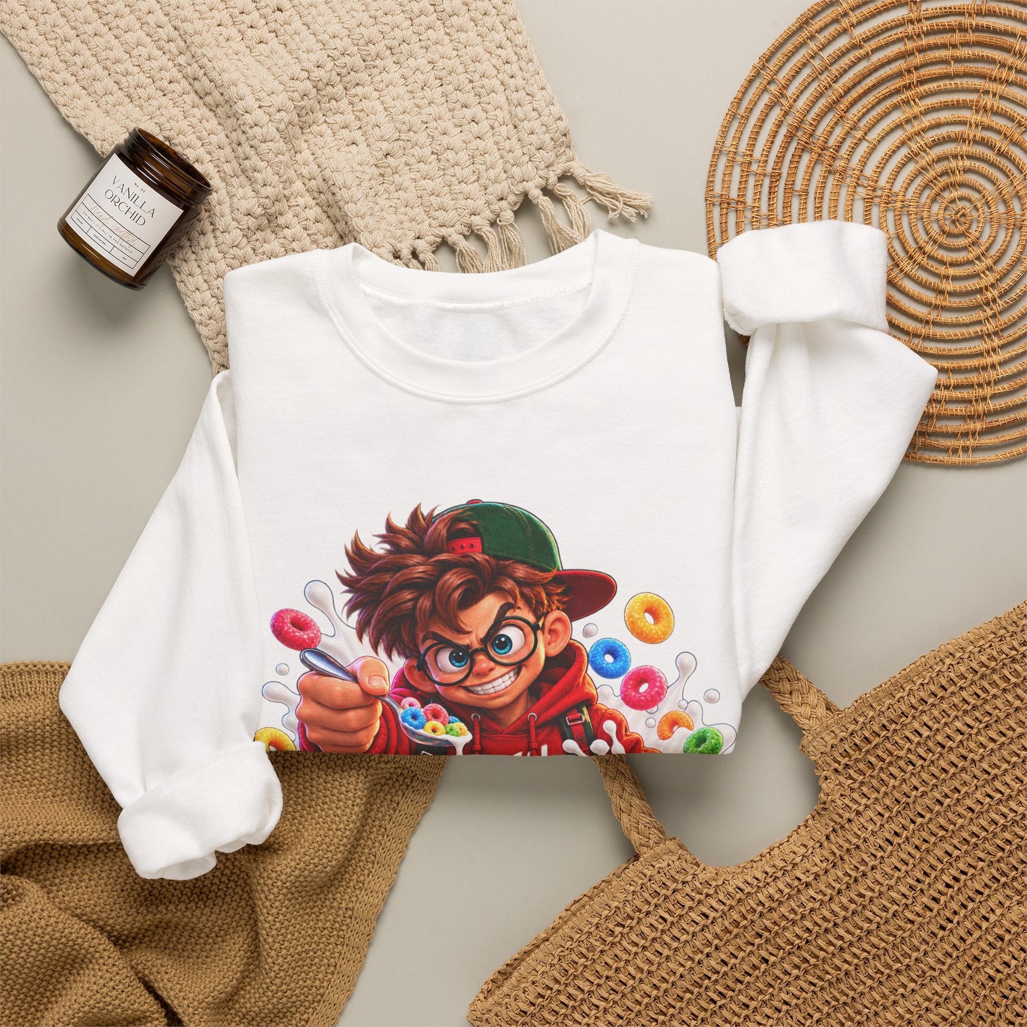 Nice Nasties : Cereal Love Crewneck Sweatshirt