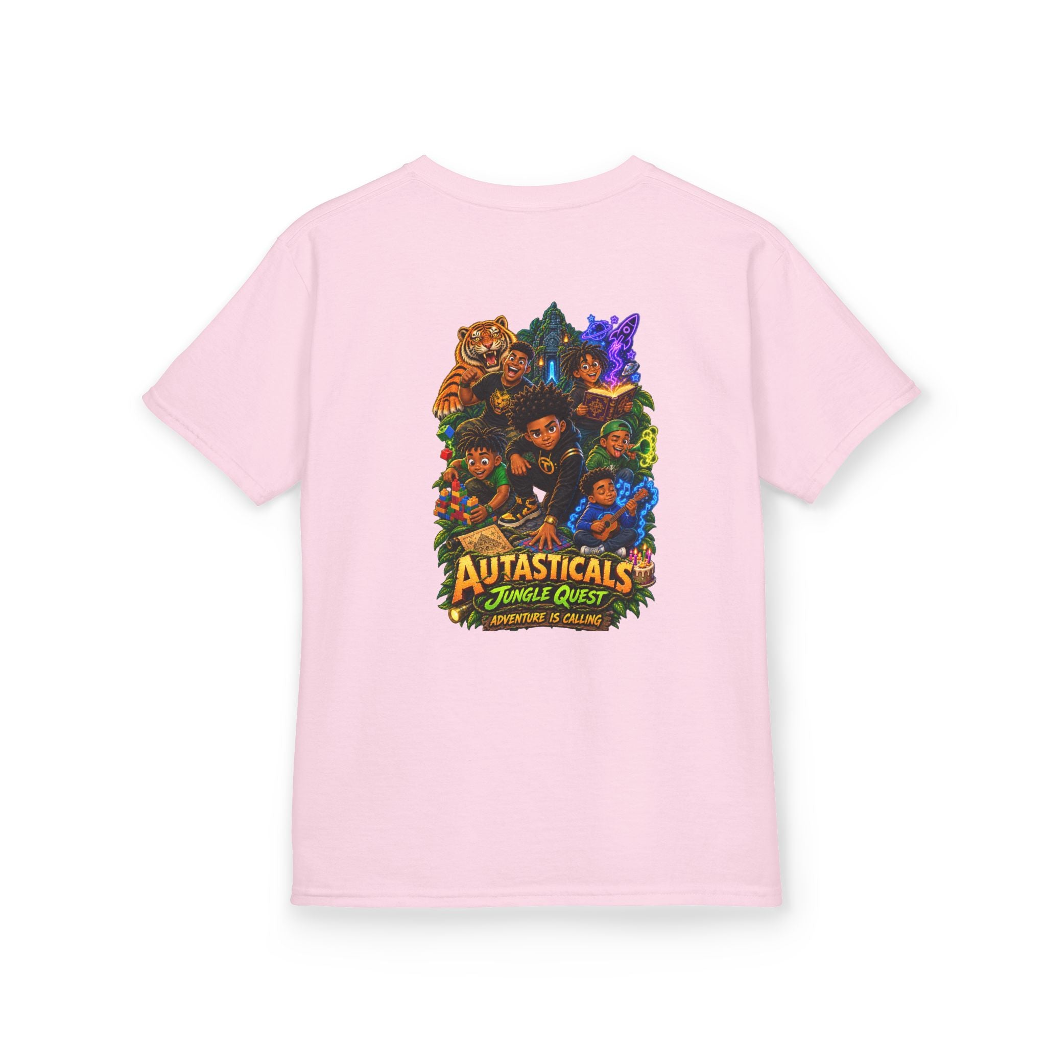 Autasticals™ Jungle Quest Kids T-Shirt– Celebrating Neurodiverse Kids Superpowers