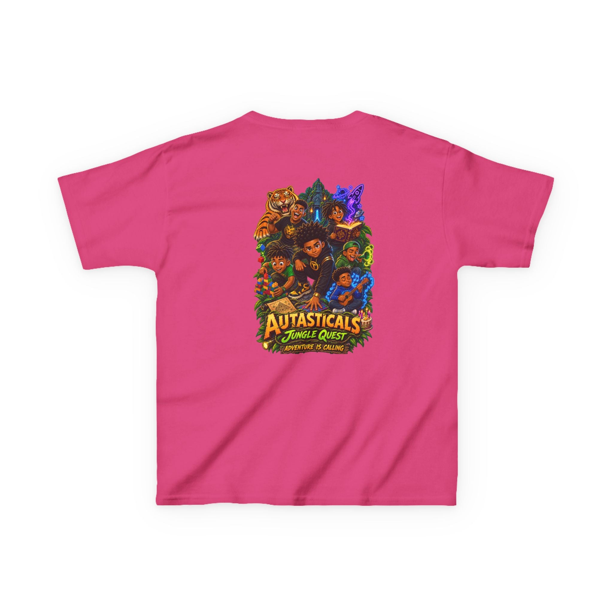 Autasticals™ Jungle Quest Kids T-Shirt– Celebrating Neurodiverse Kids Superpowers