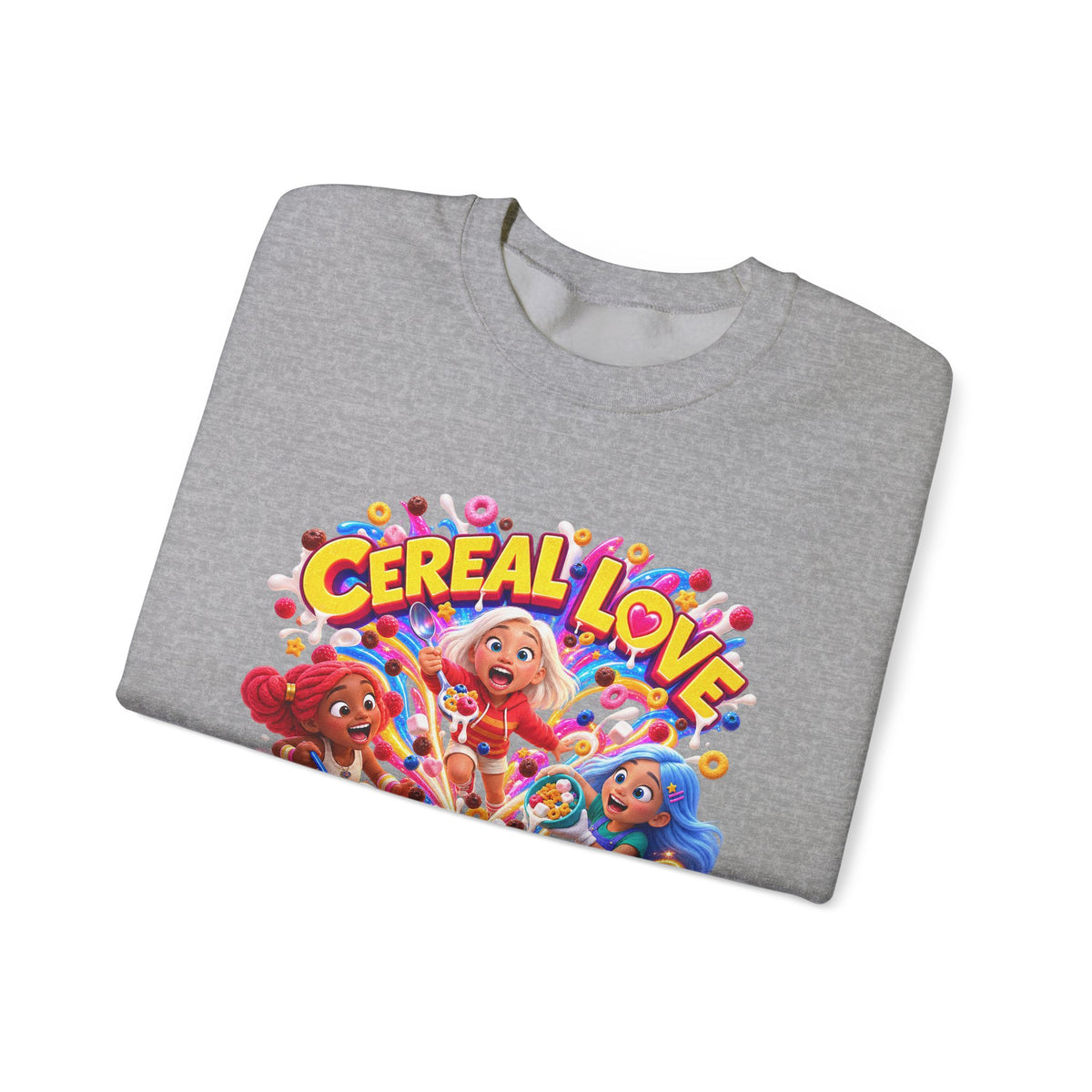 Red, White & Hue: Cereal Love Crewneck Sweatshirt