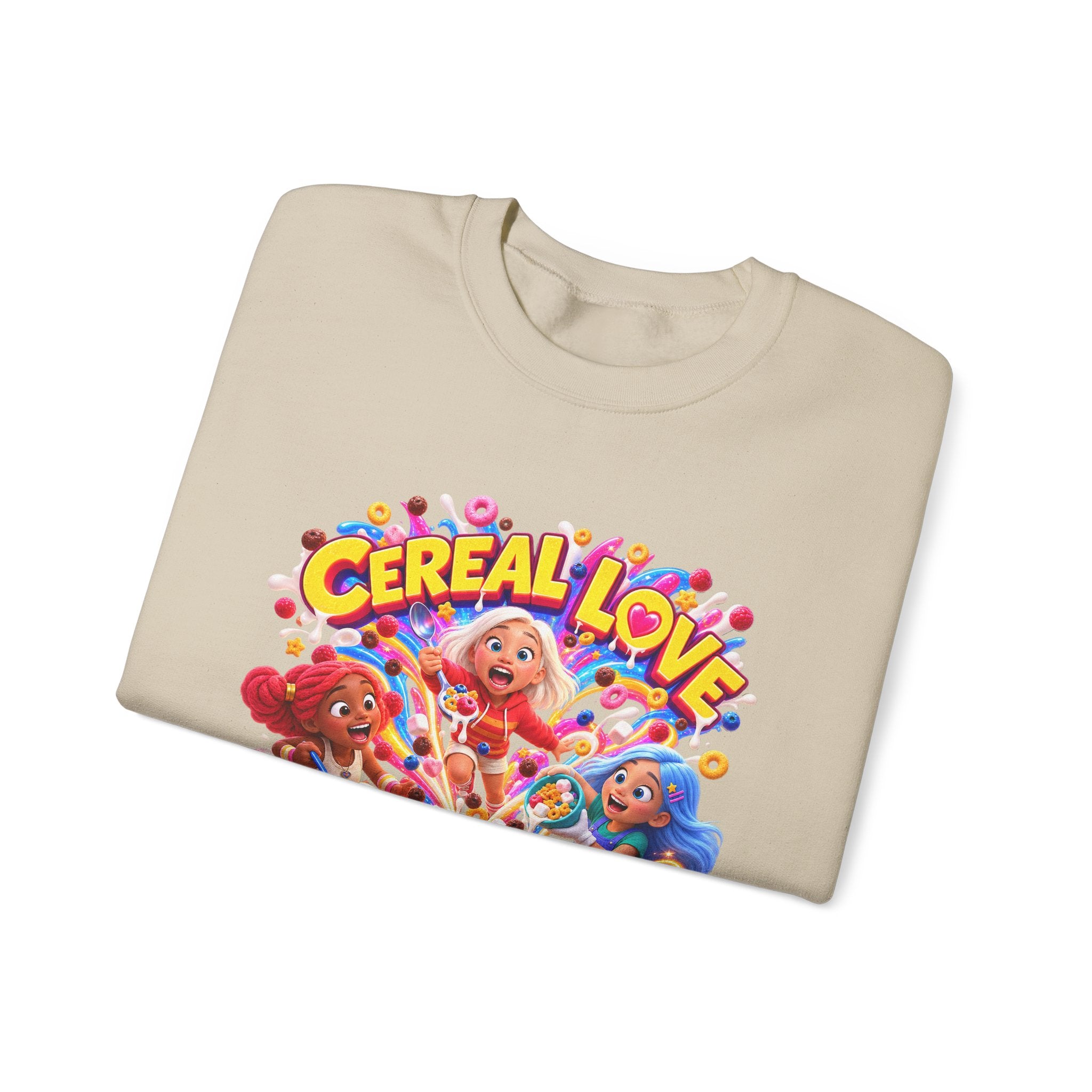 Red, White & Hue: Cereal Love Crewneck Sweatshirt